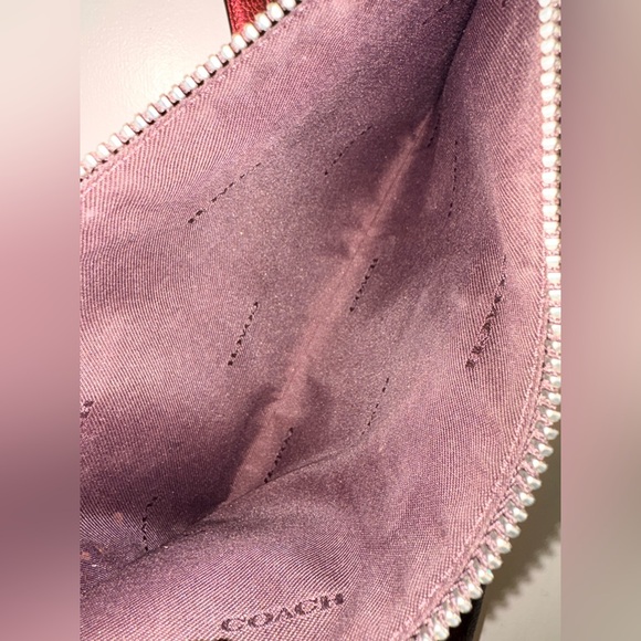 ✨ Coach Metallic Raspberry Day Tote & Matching Pouch Set ✨ - Picture 11 of 14